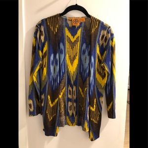 Tory Burch print wool cardigan